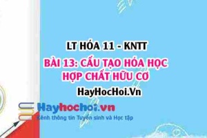Khái niệm Công thức cấu tạo, đồng đẳng đồng phân hợp chất hữu cơ? thuyết cấu tạo hóa học? Hóa 11 bài 13 KNTT